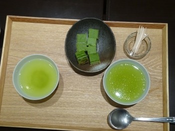 200324茶カフェ深緑茶房「お茶教室」03、普通煎茶.JPG