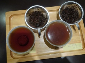 s_190416深緑茶房「お茶教室」04、水質（軟水・硬水）×和紅茶.JPG